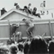 International Women's Day, 1974. Women's liberationists storm the roof at the Bidura Shelter for Girls in Glebe